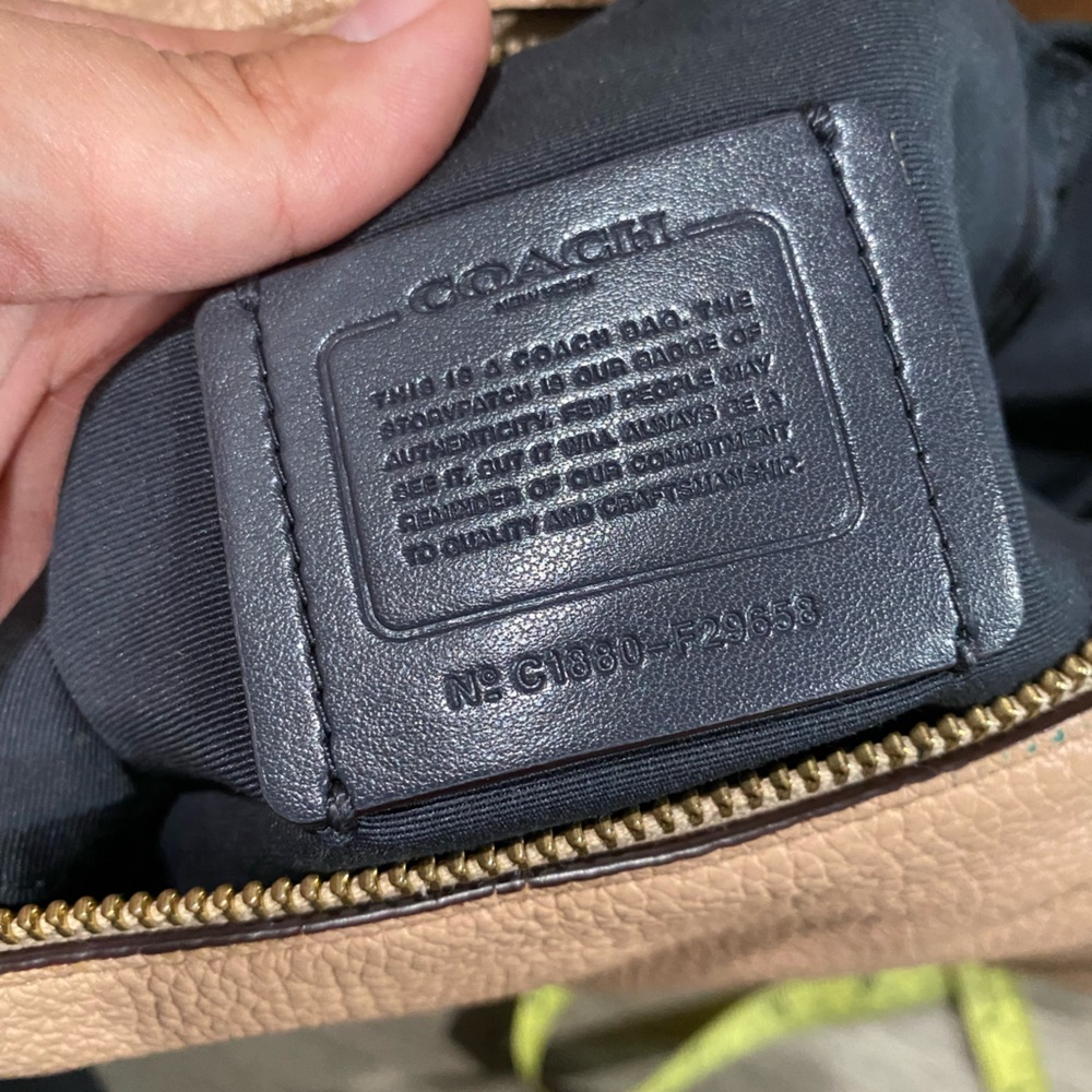 Coach Mia Colorblock‎ Handbag Leather F29658 - Picture 10 of 10